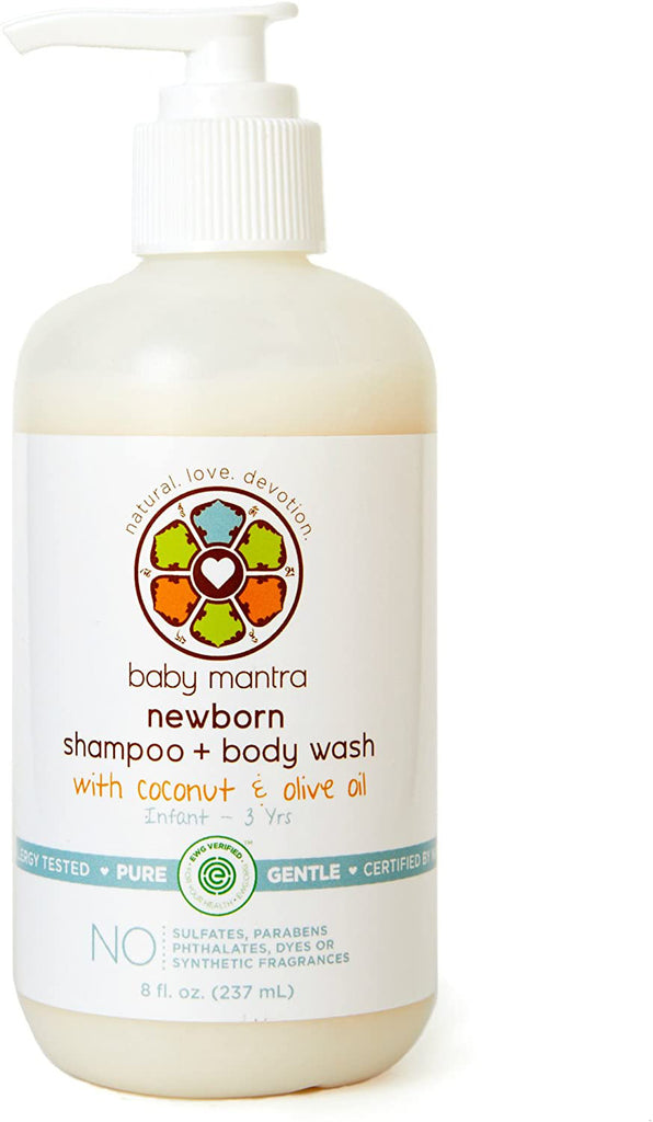 Utænkelig faldskærm peave Natural Newborn Baby Shampoo & Body Wash | Organic Baby Eczema Treatment