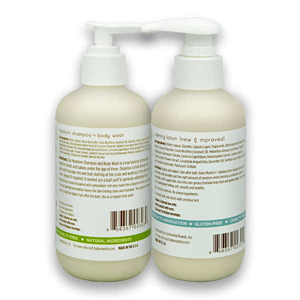 Shampoo & Wash and Calming Lotion Combo